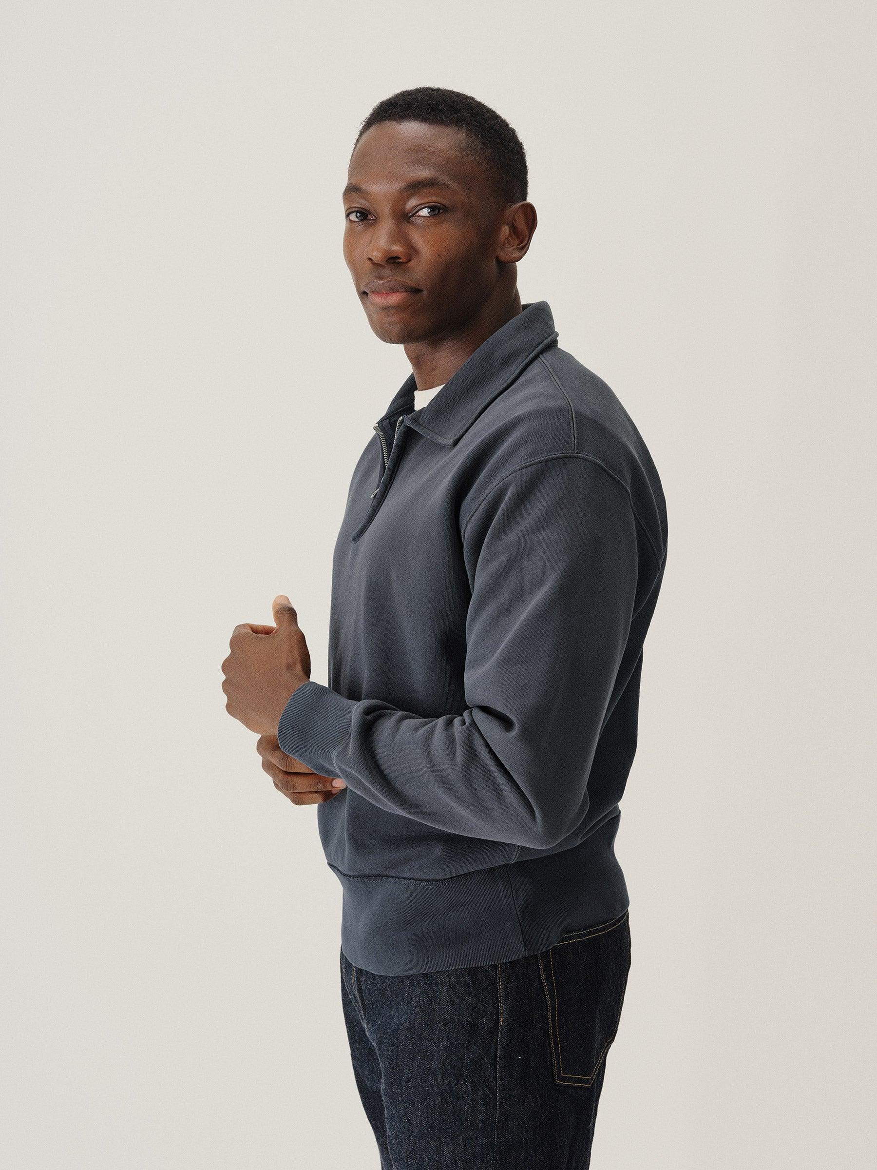 Black Sunfade Welterweight Quarter Zip Product Image