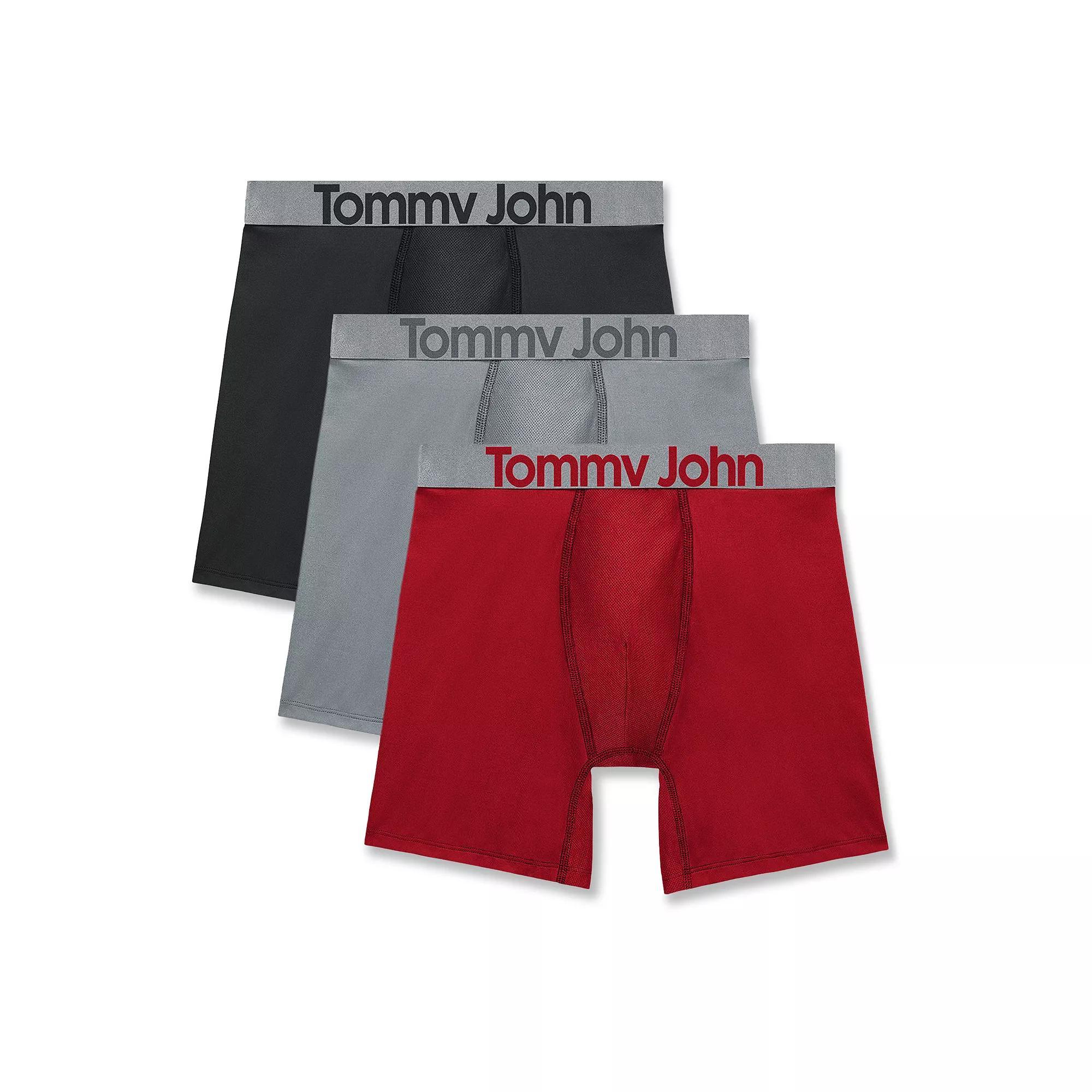 Mens Tommy John 3-Pack Sport Boxer Briefs Product Image