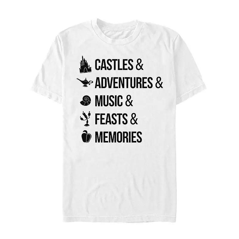 Disney's Just Disney Things Men's Tee, Size: Large, White Product Image