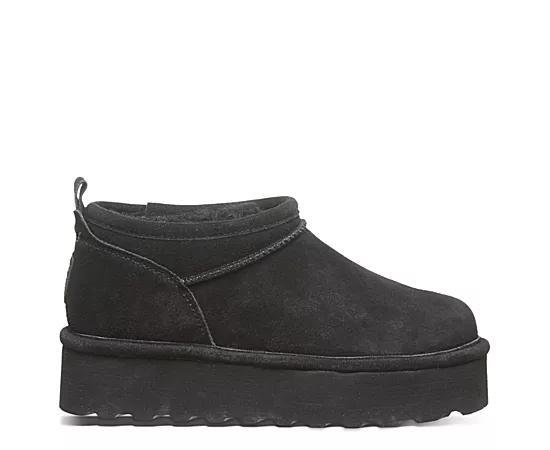 Bearpaw Retro Super Shorty Faux Suede Womens Boots Product Image
