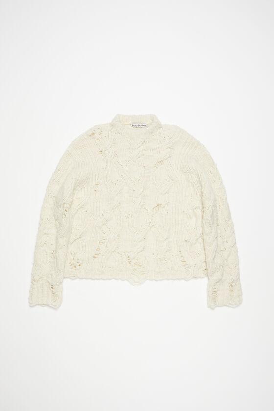 Distressed cable jumper Product Image