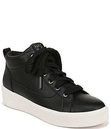 Naturalizer Morrison Mid High-Top Fashion Casual Sneakers Leather) Women's Shoes Product Image