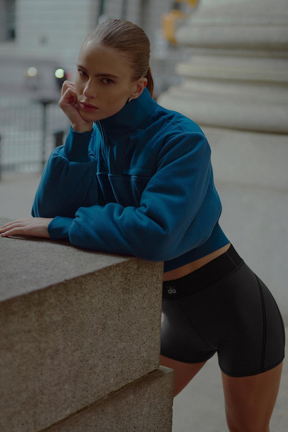 Airlift High-Waist Line Up Short - Black Product Image
