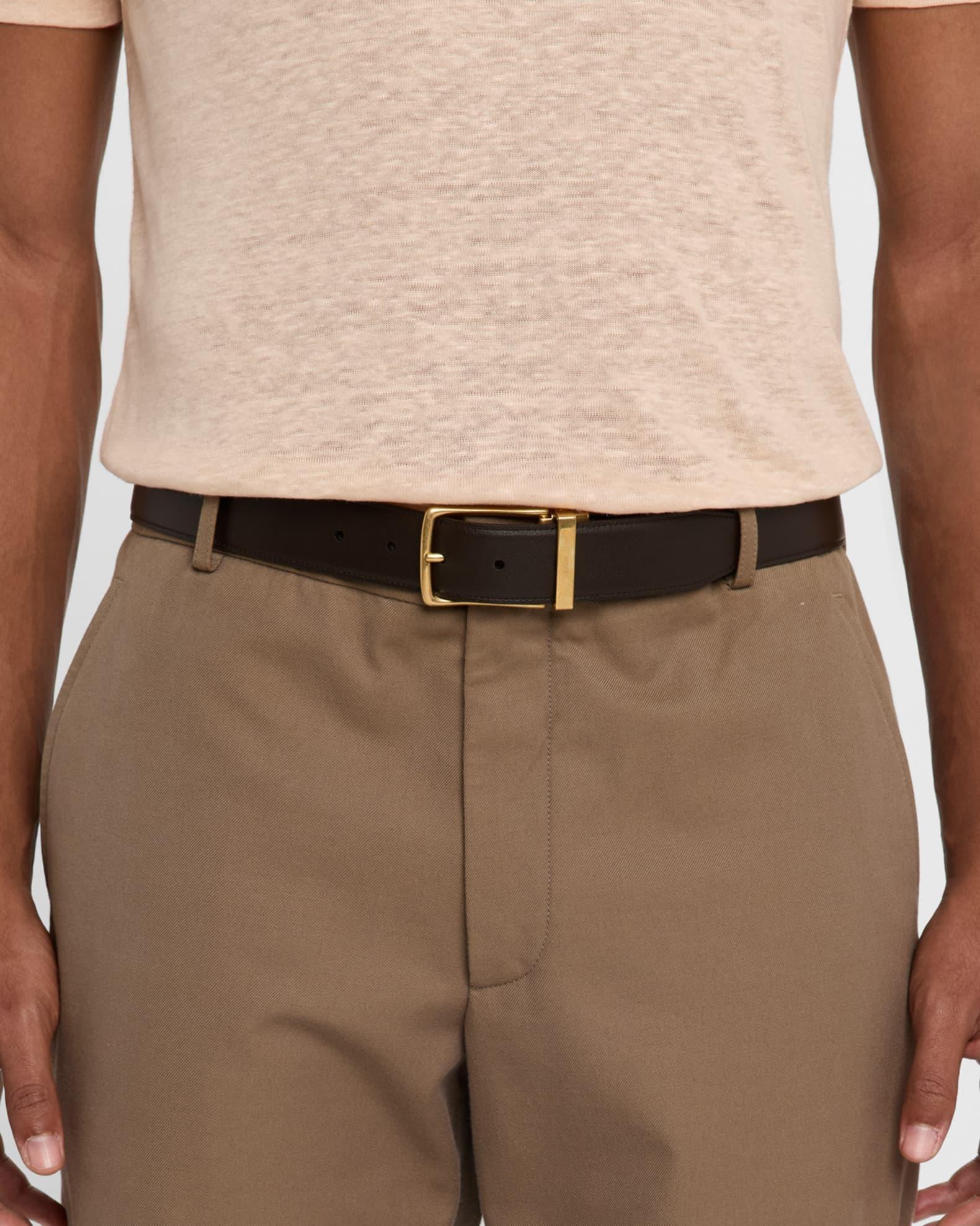 Mens Ketter Reversible Smooth Leather Belt Product Image