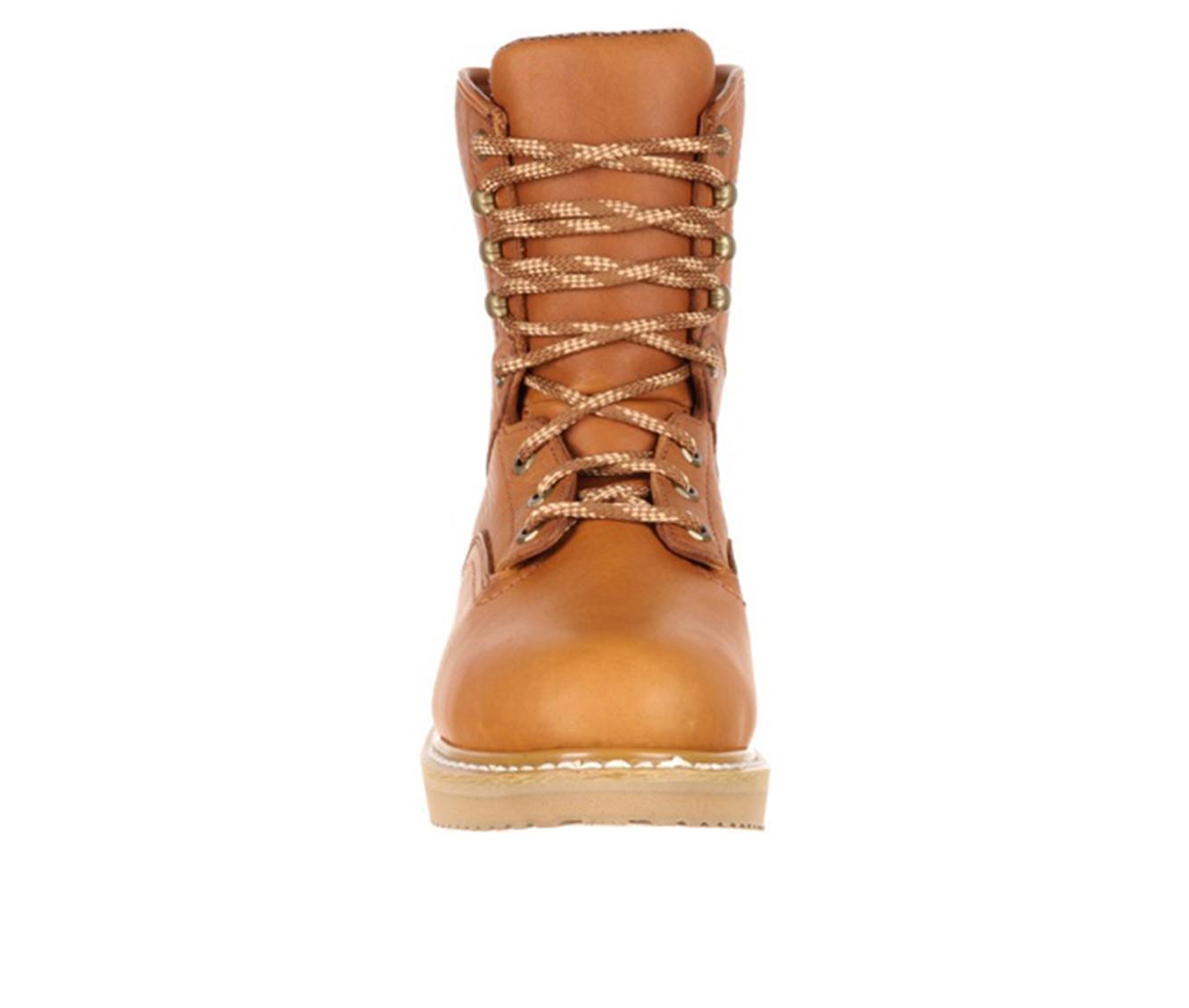 Men's Georgia Boot 8" Wedge Steel Toe Work Boots Product Image
