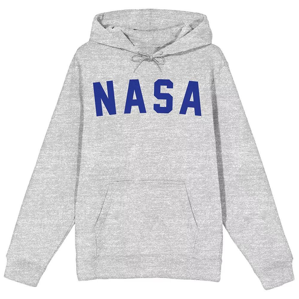 Men's NASA Logo Graphic Hoodie, Size: Large, Gray Product Image