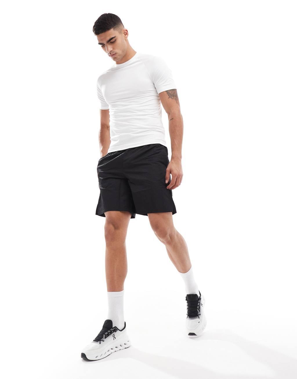 4505 Icon muscle fit quick dry training t-shirt in white  Product Image