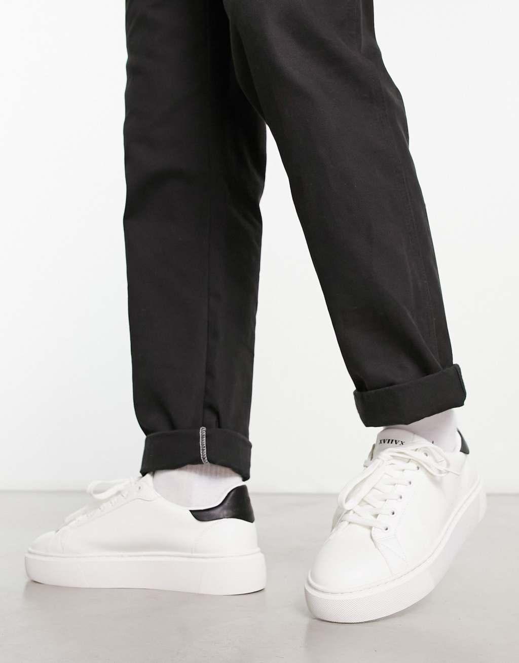 ASOS DESIGN chunky lace-up sneakers Product Image