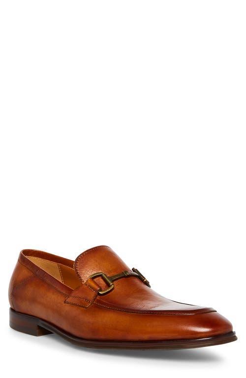 Steve Madden Mens Aahron Leather Bit Embellishment Dress Slip On Loafers Product Image