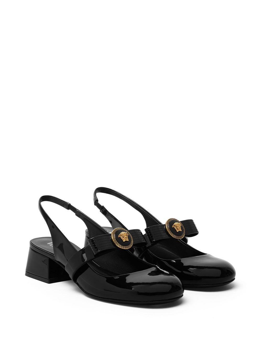 35mm Gianni Ribbon slingback pumps Product Image