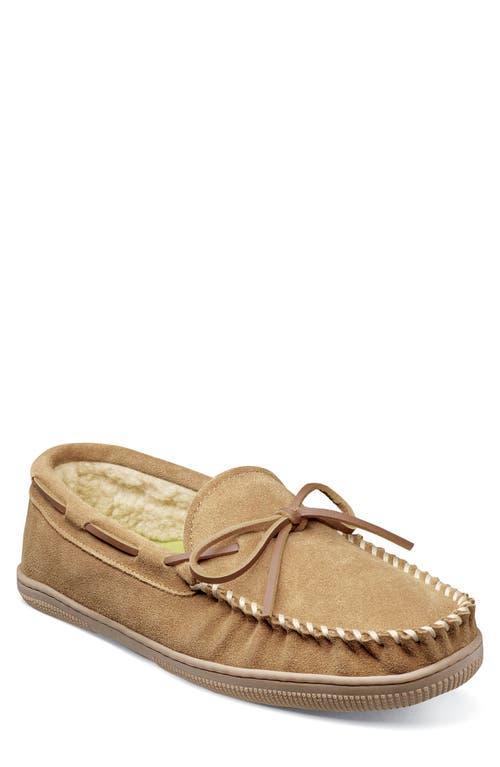 Florsheim Cozzy Moc Toe Tie Slipper Suede) Men's Slippers Product Image