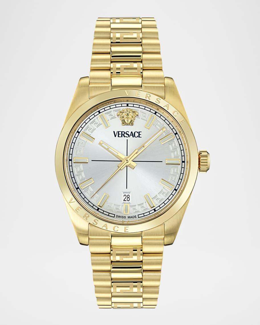 Mens Millenyium 40MM IP Yellow Gold Bracelet Watch Product Image