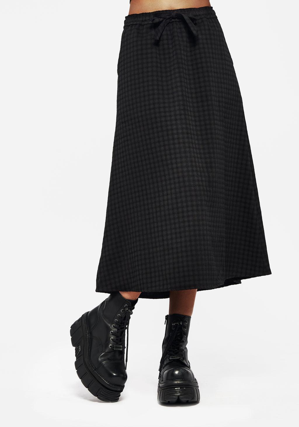 Ziggy Check Midi Skirt Product Image