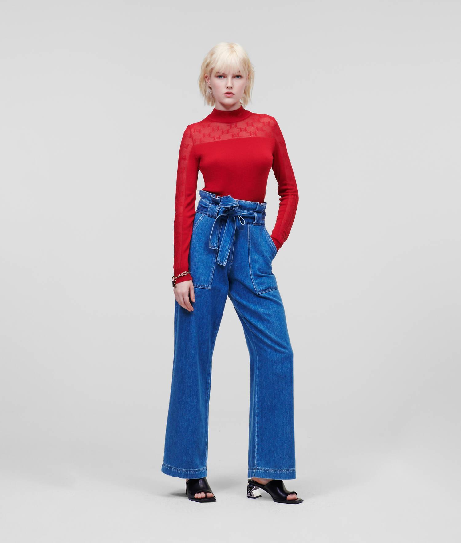 LIGHTWEIGHT KL MONOGRAM TURTLENECK Product Image
