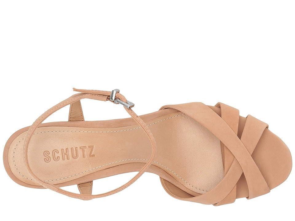 Keefa Metallic Leather Platform Sandals Product Image