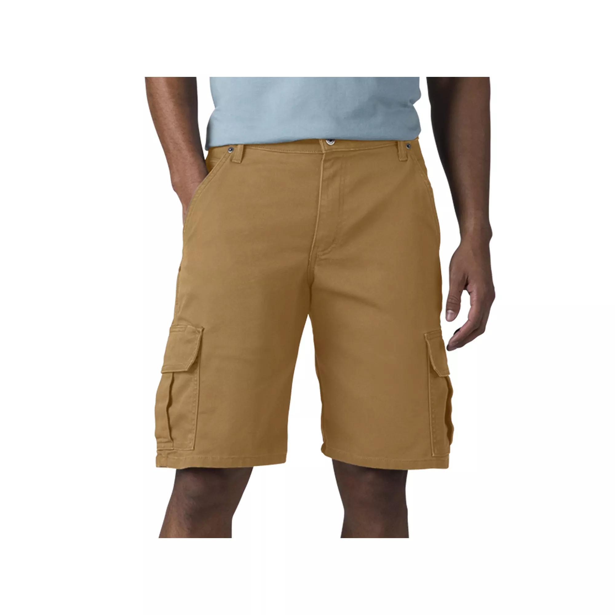 Men's Dickies Relaxed-Fit FLEX Tough Max Duck Cargo Shorts, Size: 44, Stonewash Timber Product Image