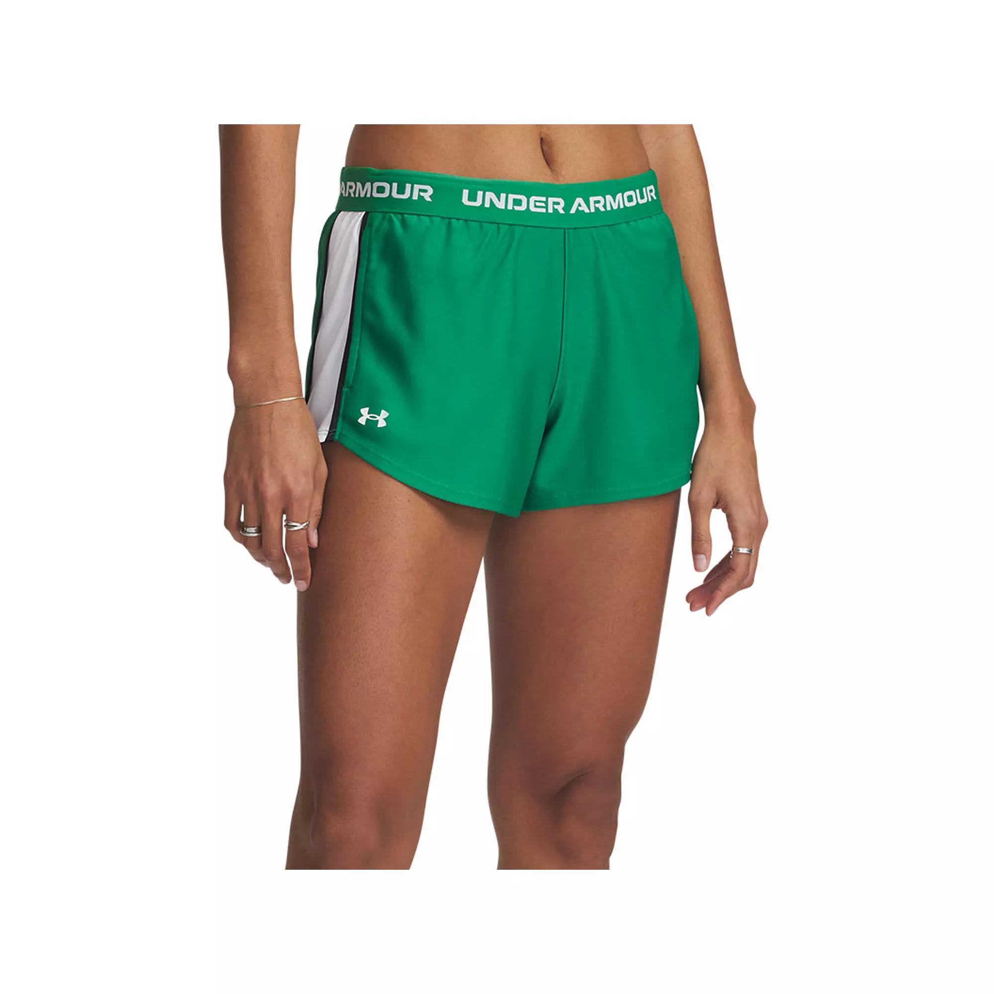 Women's Under Armour Tech™ Play Up Shorts, Size: XL, Multi Kelly Green Product Image