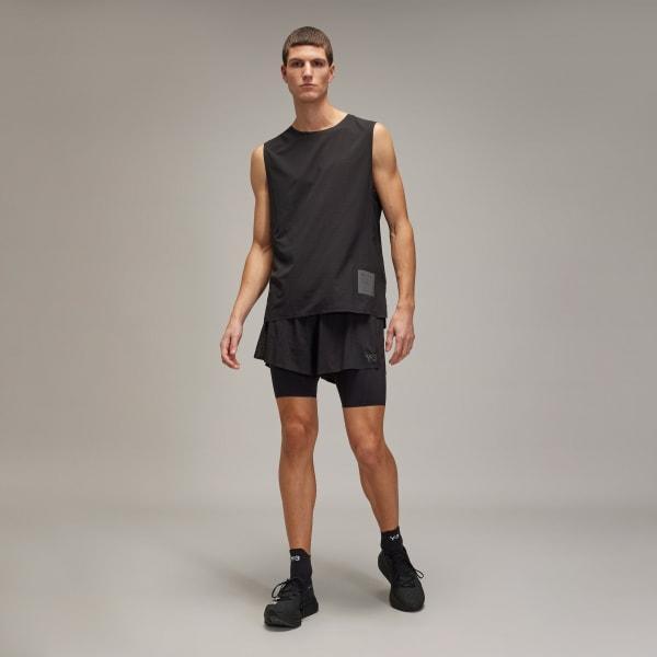 adidas Y-3 Running Shorts + Tights Black S Mens Product Image