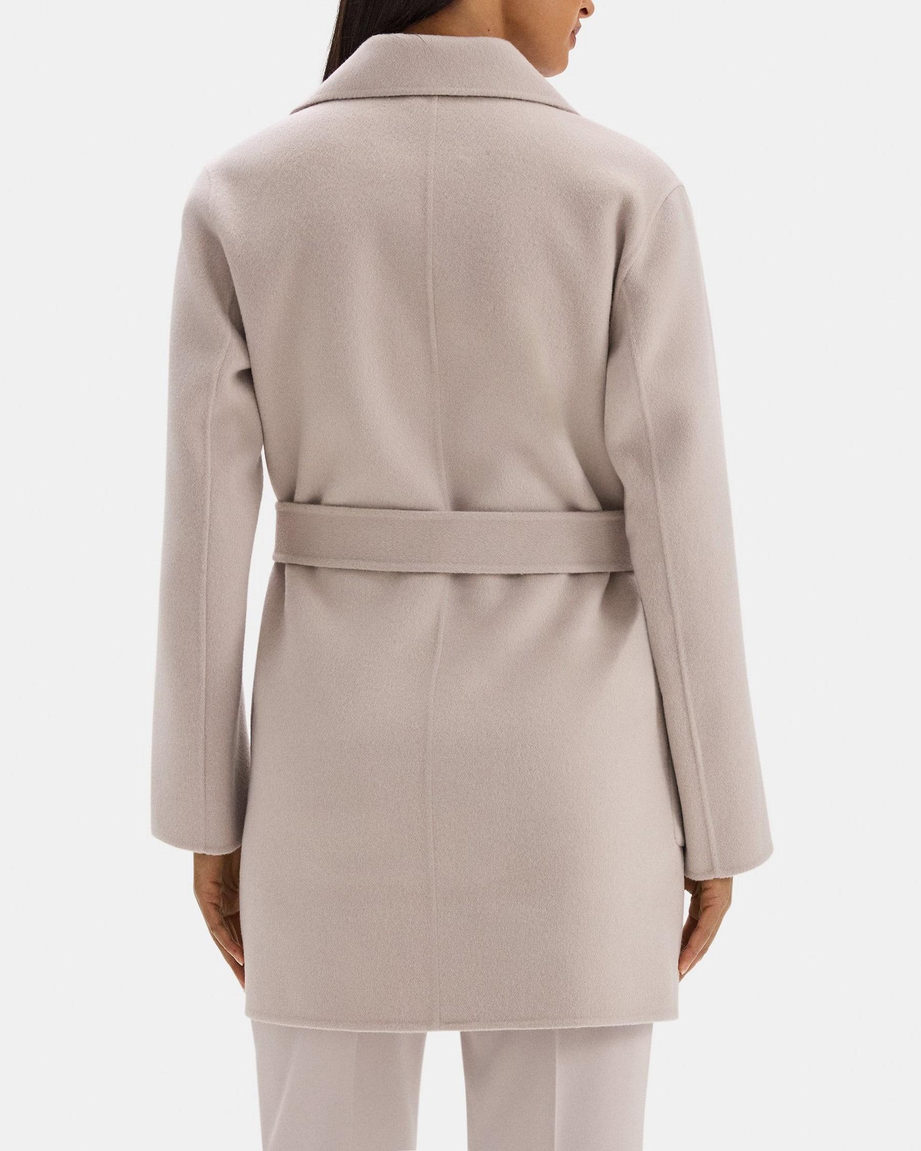 Robe Coat in Double-Face Wool-Cashmere Product Image