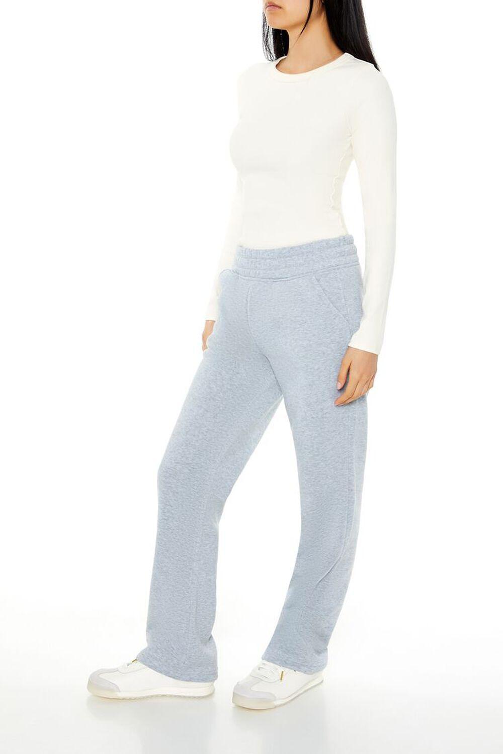 Fleece Mid-Rise Sweatpants | Forever 21 Product Image