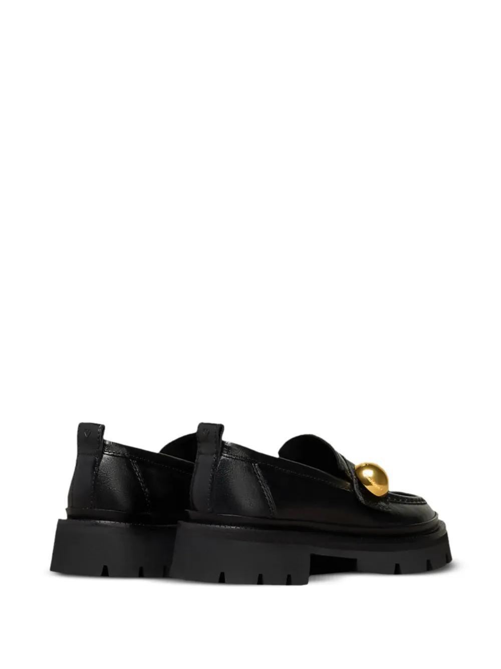 embellished 5mm leather loafers Product Image