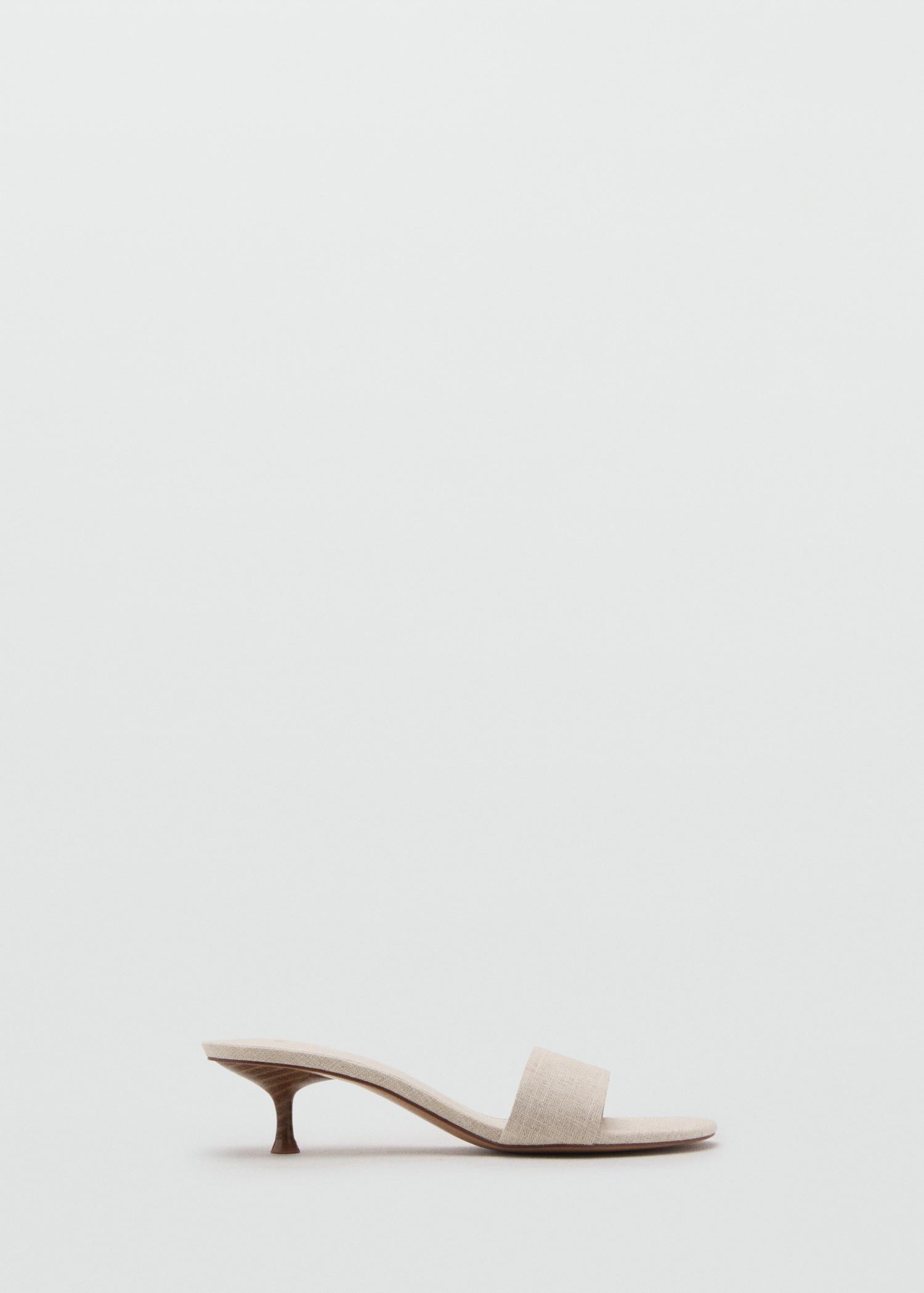 Kitten heel sandals - Women | MANGO USA Product Image