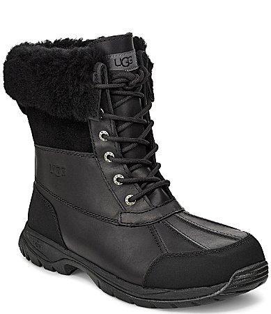 Mens Butte Waterproof Leather Cuffed Boots Product Image