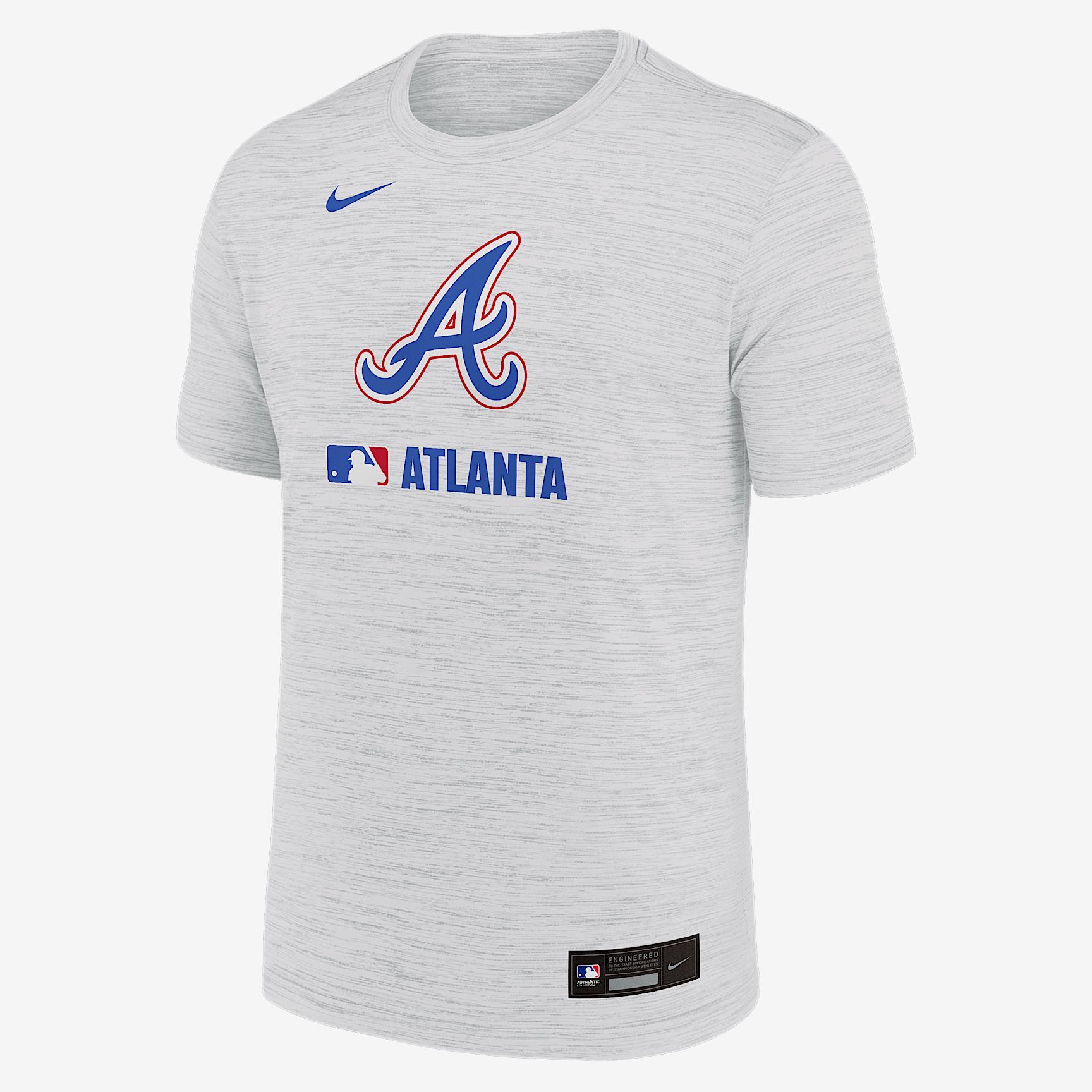 Atlanta Braves Authentic Collection City Connect Velocity Nike Men's Dri-FIT MLB T-Shirt Product Image