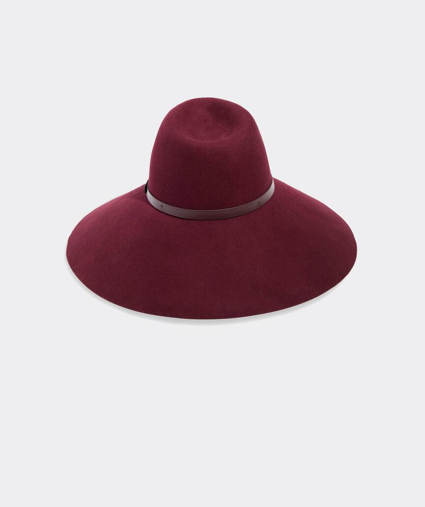 Wide Brim Wool Felt Fedora Product Image