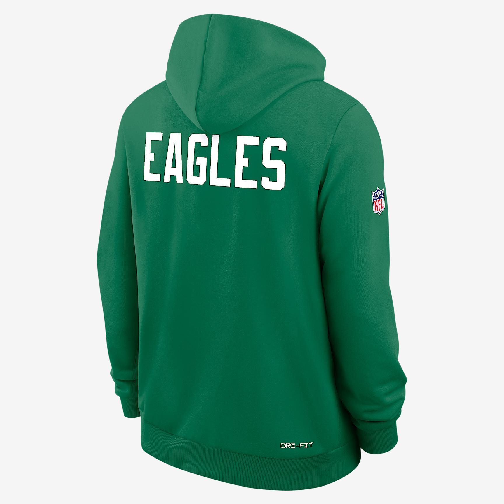 Philadelphia Eagles Alt Offensive Set Play Sideline Men's Nike Dri-FIT NFL Pullover Hoodie Product Image