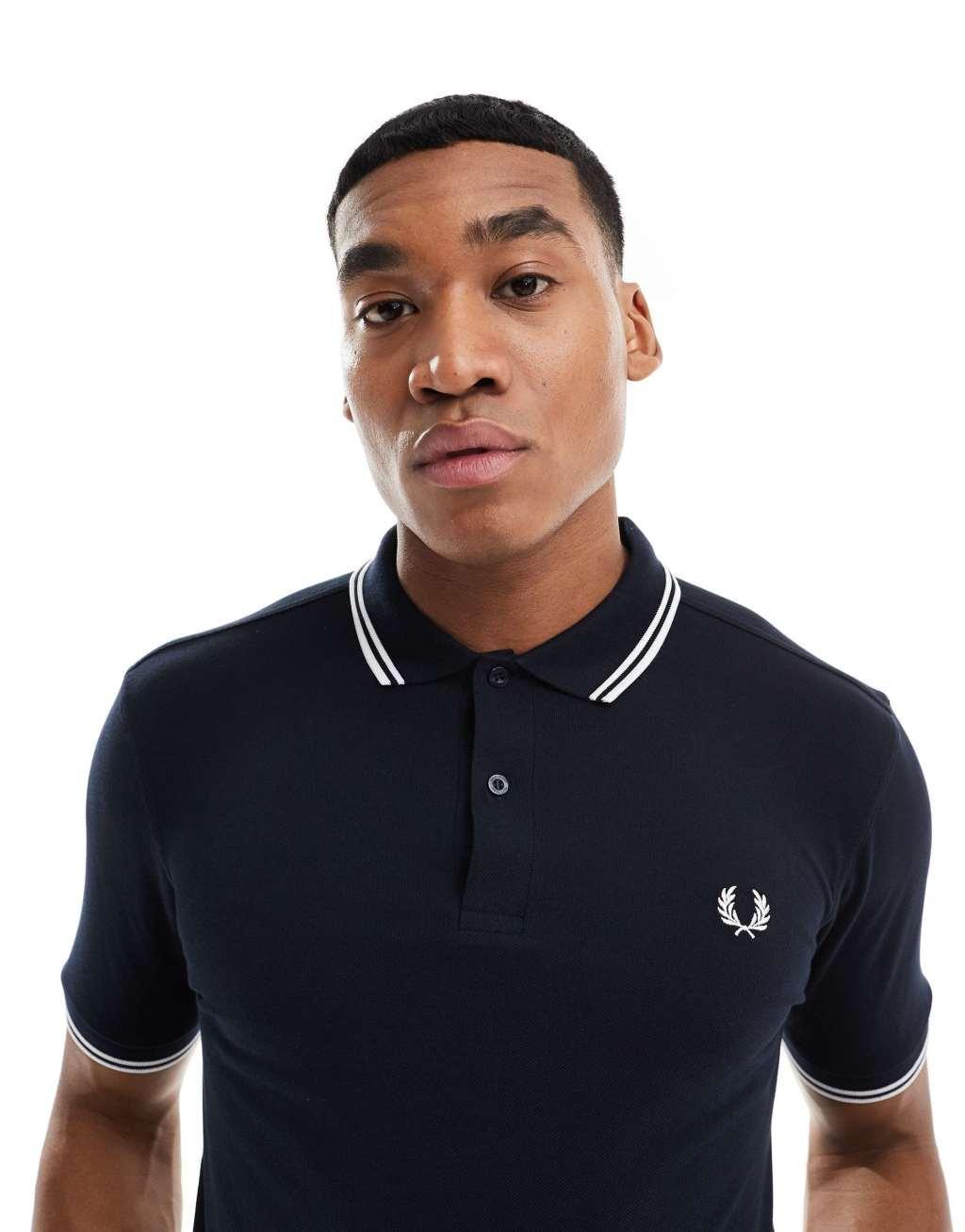 Fred Perry twin tipped logo polo Product Image
