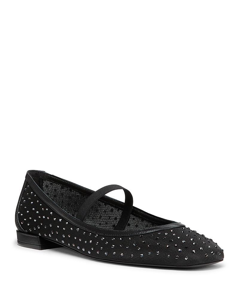 Stuart Weitzman Womens Arabella Embellished Flats Product Image