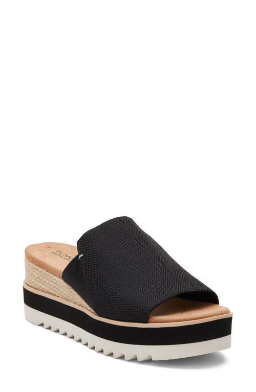 Toms Womens Diana Mule Platform Wedge Sandals Product Image