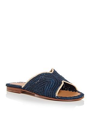Carrie Forbes Womens Salon Woven Slide Sandals Product Image
