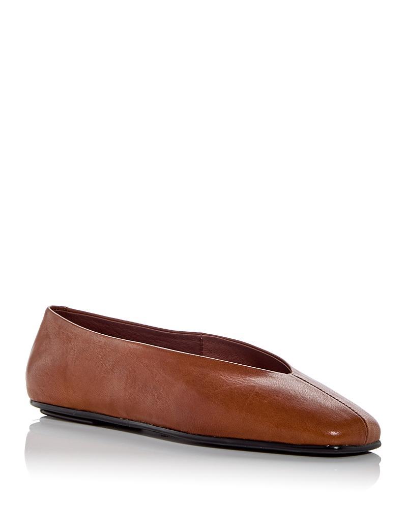 Jeffrey Campbell Womens Fathom Square Toe Ballet Flats Product Image