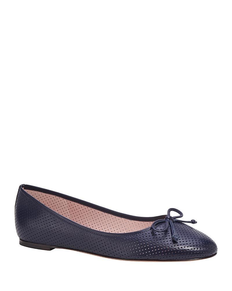Kate Spade New York Womens Veronica Slip-On Perforated Ballet Flats Product Image