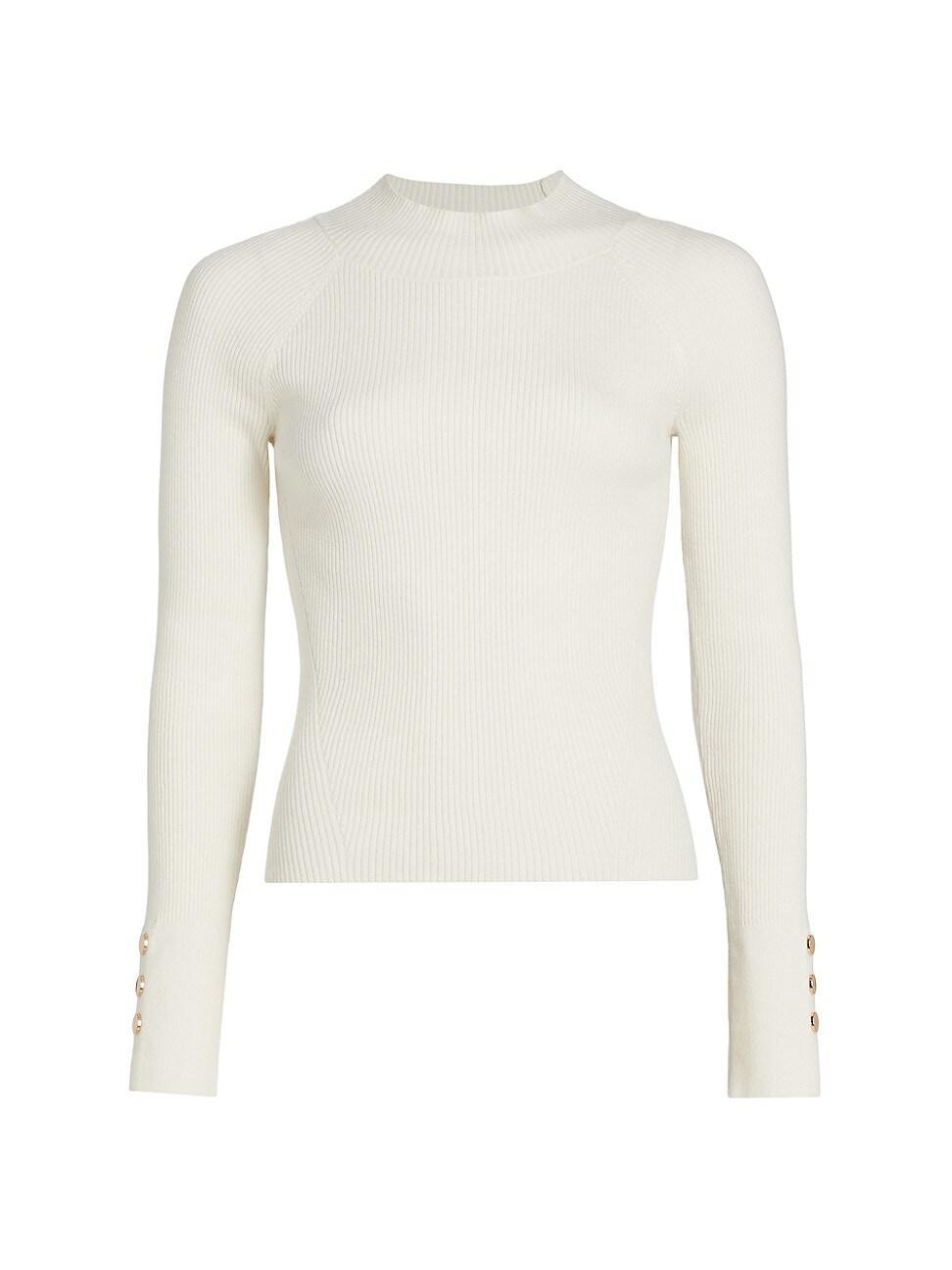 Derek Lam 10 Crosby Kassandra Ribbed Mock Neck Top Product Image