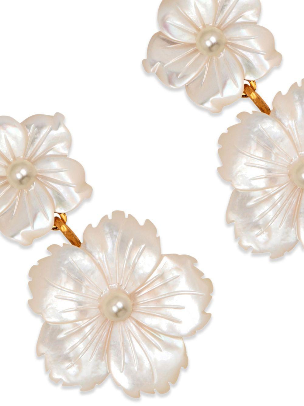 Tibby floral drop earrings Product Image