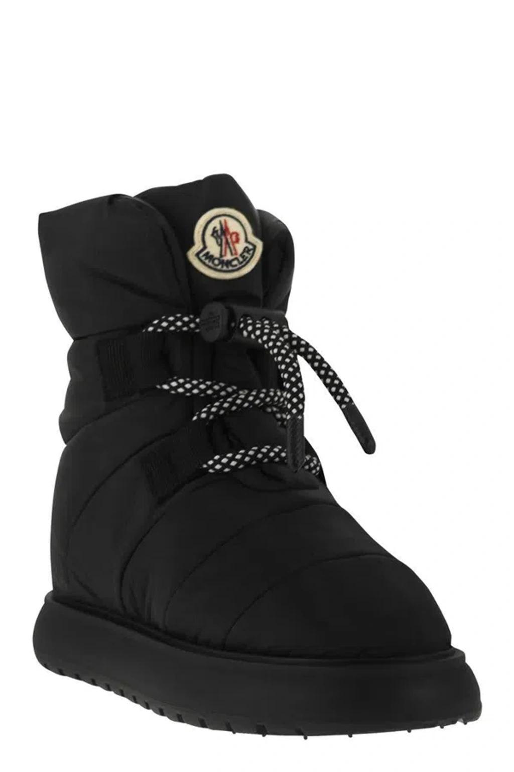 MONCLER Gaia Pull Snow Boot In Black Product Image