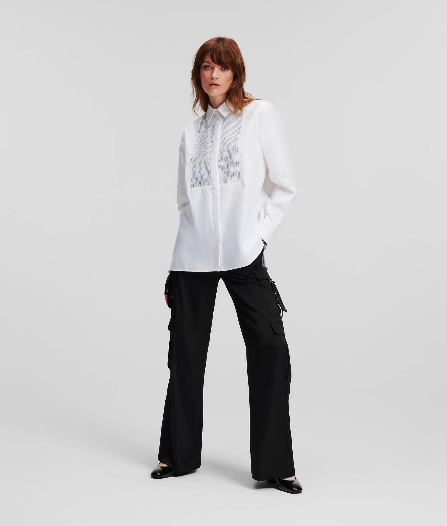 RHINESTONE BIB SHIRT Product Image