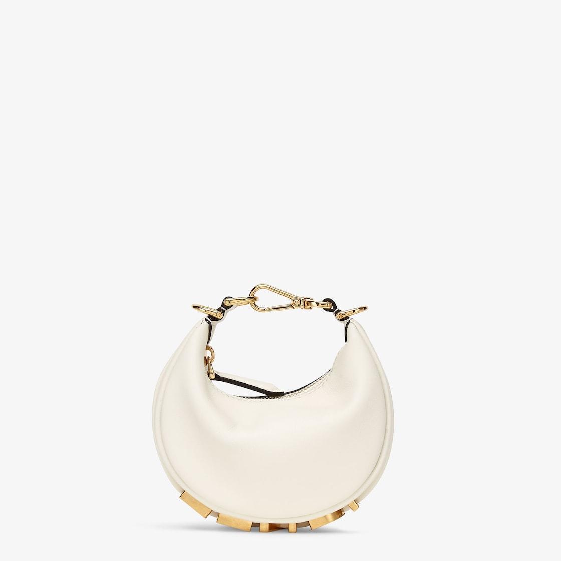Nano FendigraphyWhite leather charm Product Image