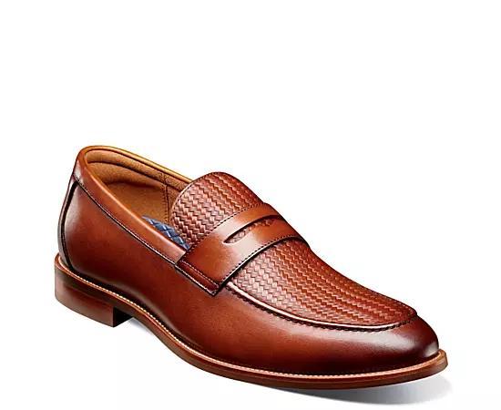 Florsheim Mens Rucci Weave Moc Toe Penny Loafer Product Image