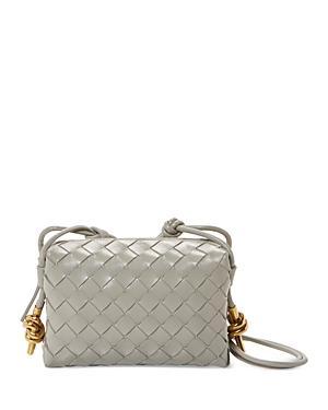 Womens Mini Loop Intrecciato Leather Camera Bag Product Image