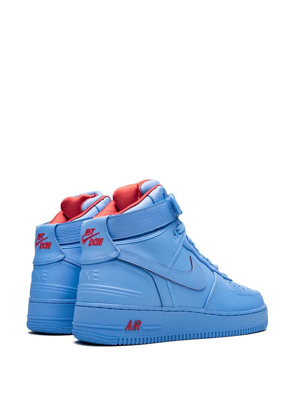 x Just Don Air Force 1 "Varsity Blue" high-top sneakers Product Image