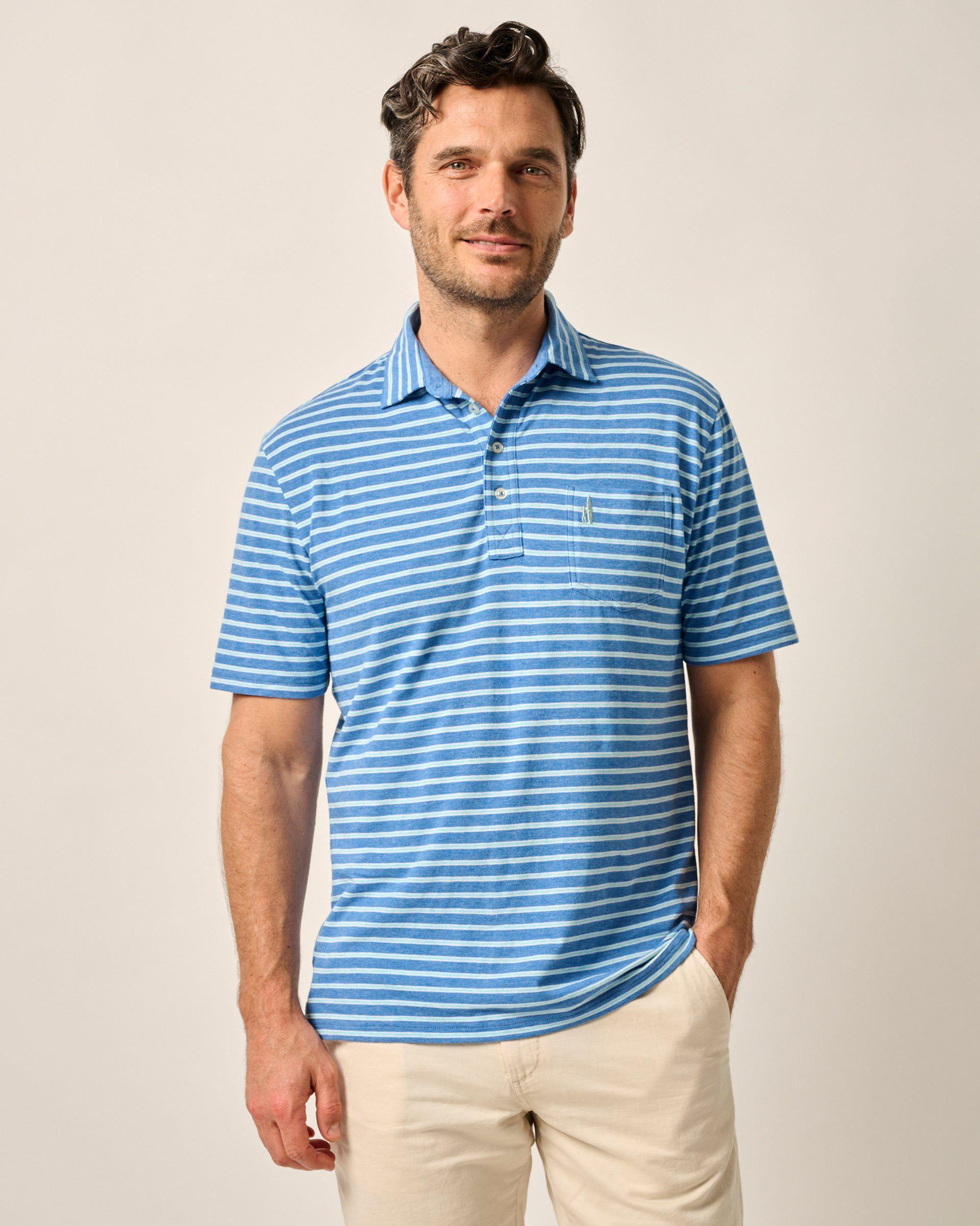 The Matthis Stripe Original Polo Male Product Image