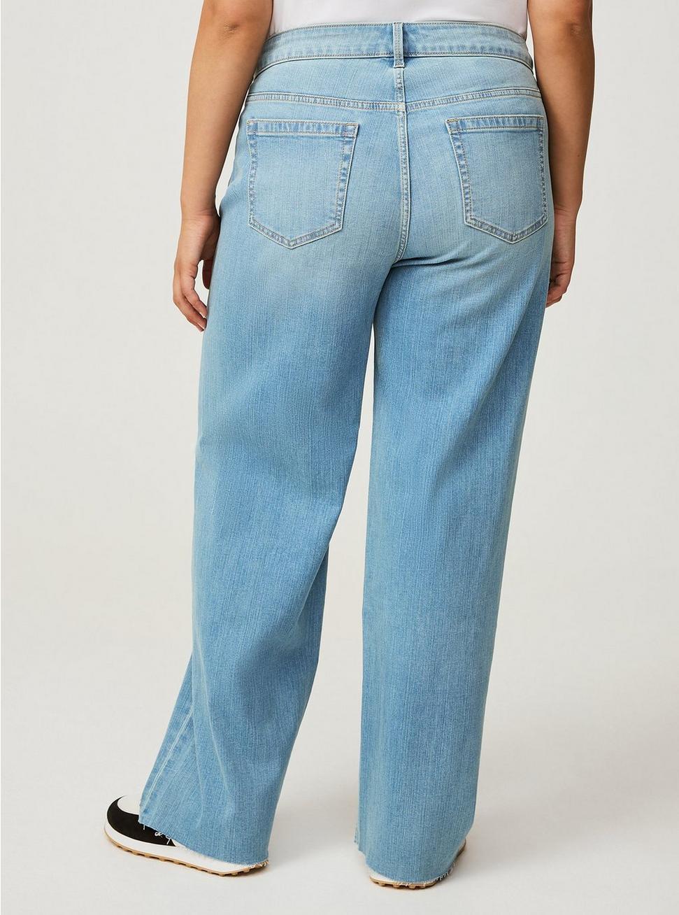 Perfect Wide-Leg Mid-Rise Jean Product Image