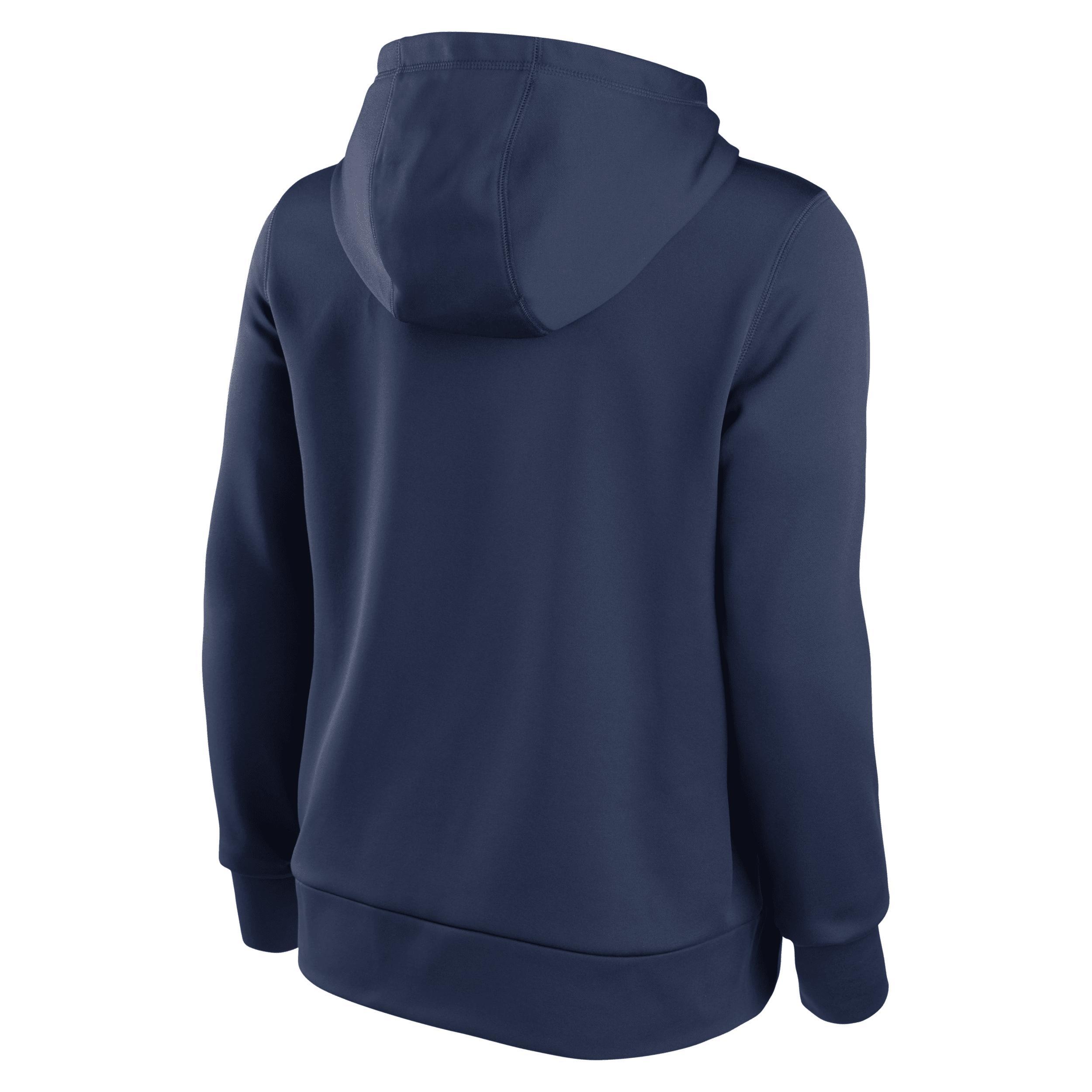 Women's New York Yankees 2024 World Series Authentic Collection Women’s Nike Therma MLB Pullover Hoodie Product Image