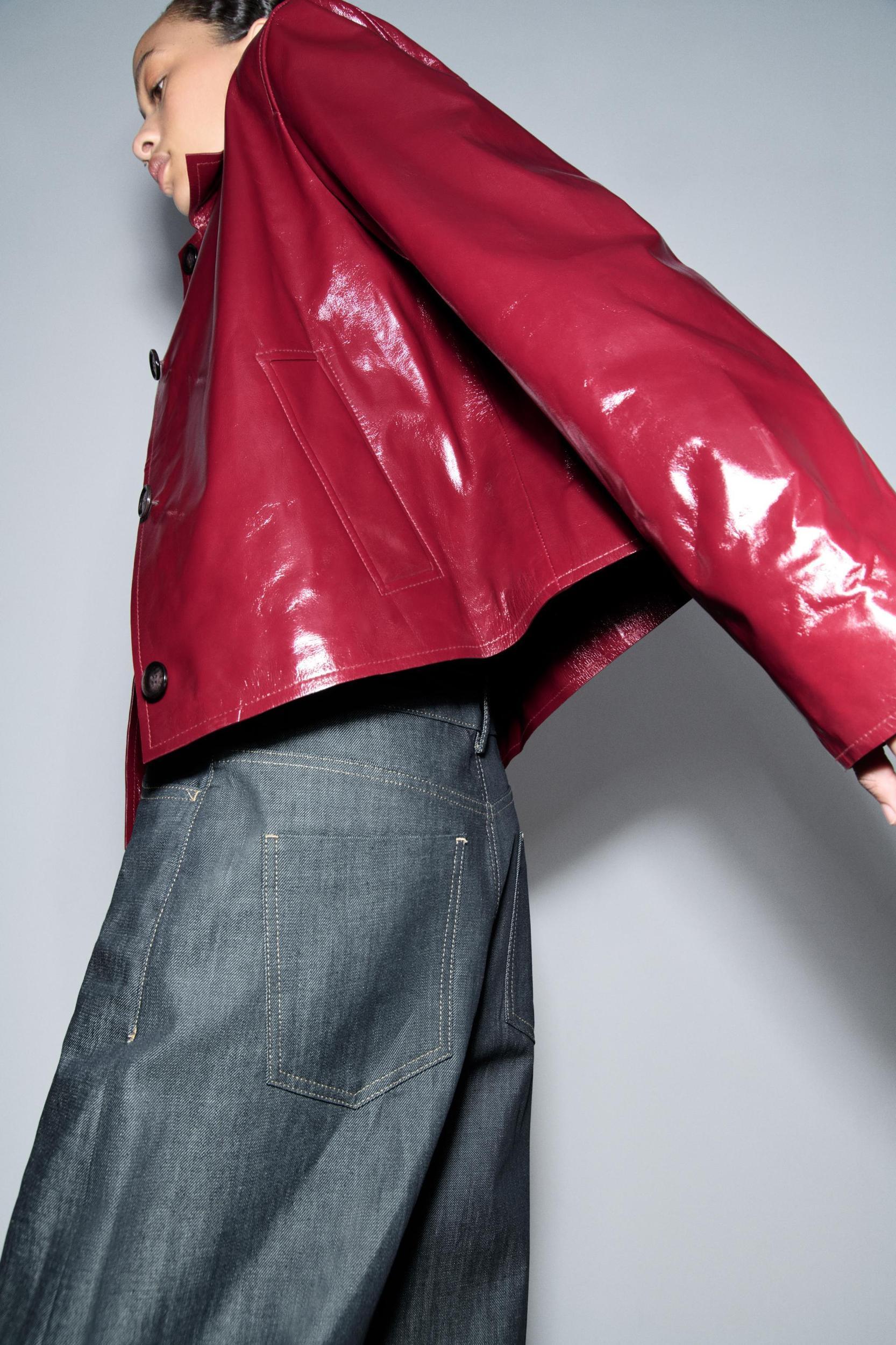 100% LEATHER JACKET ZW COLLECTION LIMITED EDITION Product Image