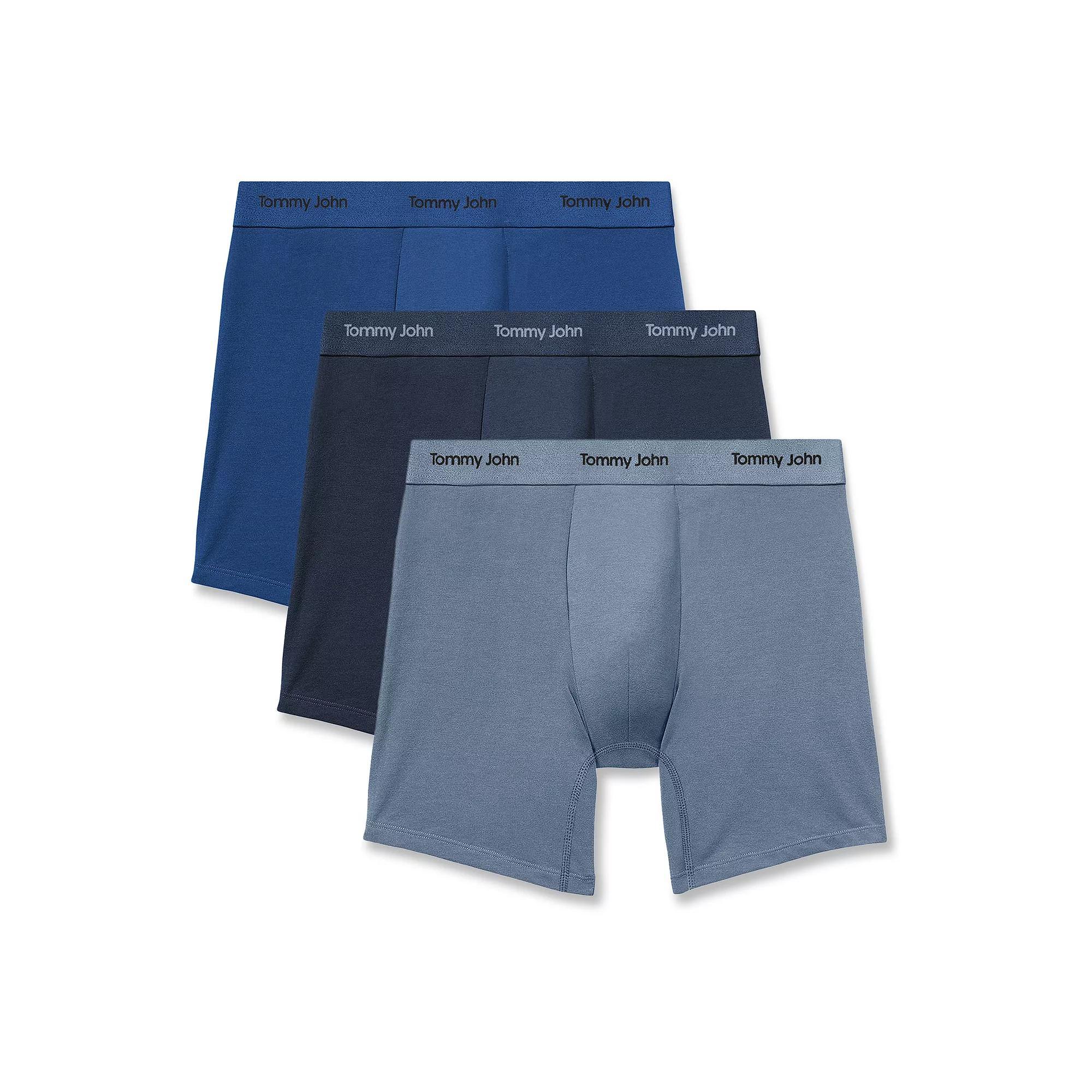 Mens Tommy John 3-Pack Luxe Modal Boxer Briefs Product Image