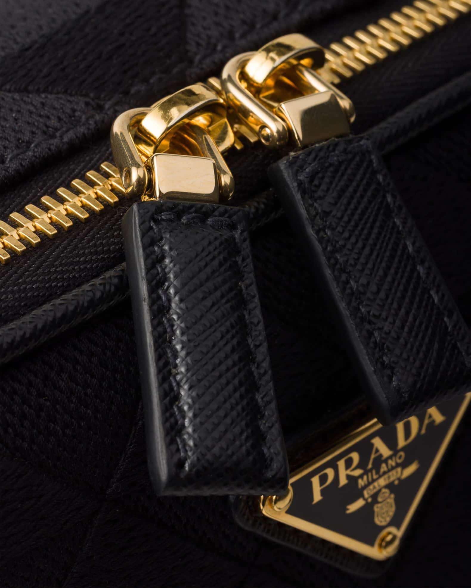 Men's Brique Embroidered Fabric Crossbody Bag Product Image
